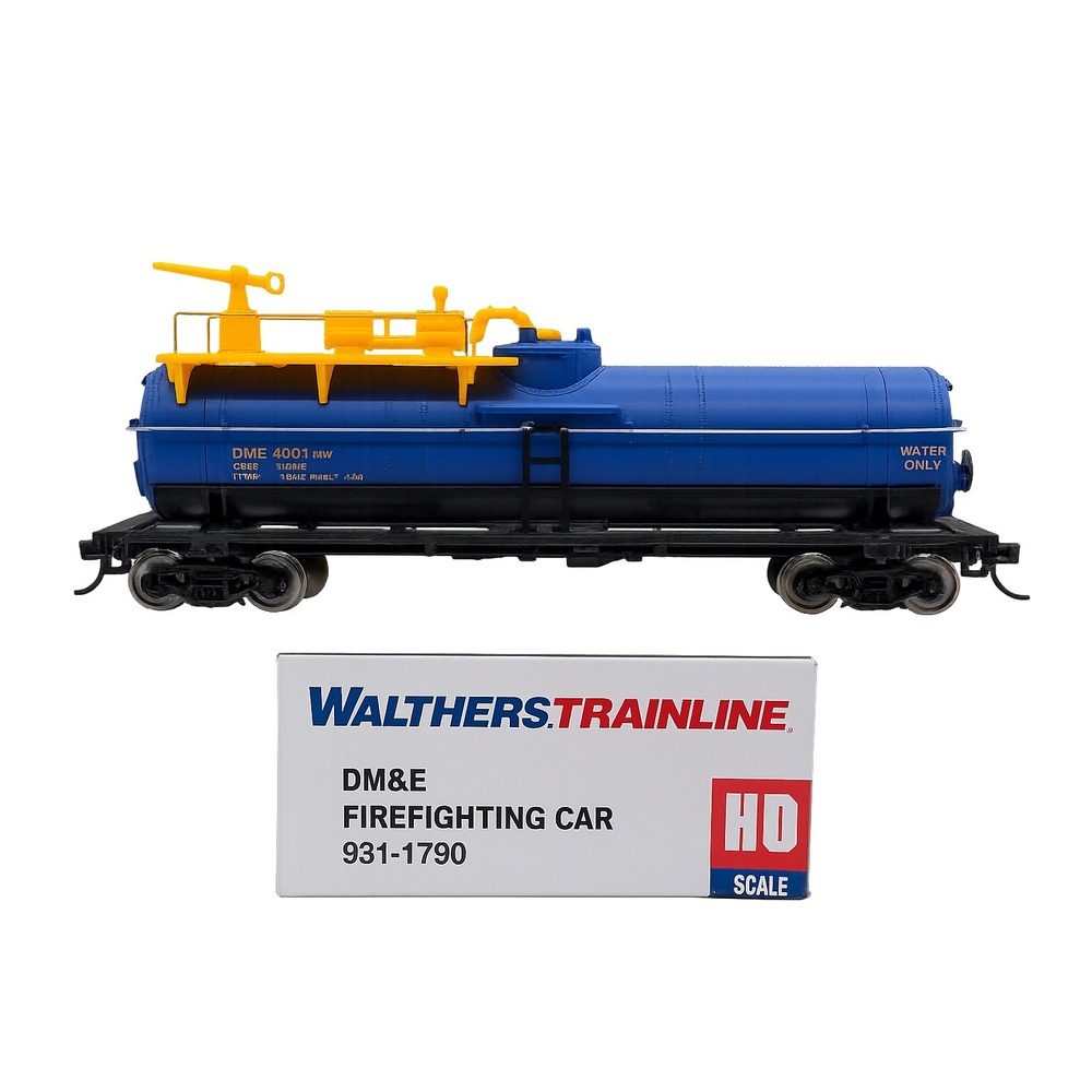 HO Scale Walthers Trainline #931-1790 DM&E MOW Firefighting Water Tank Car #4003
